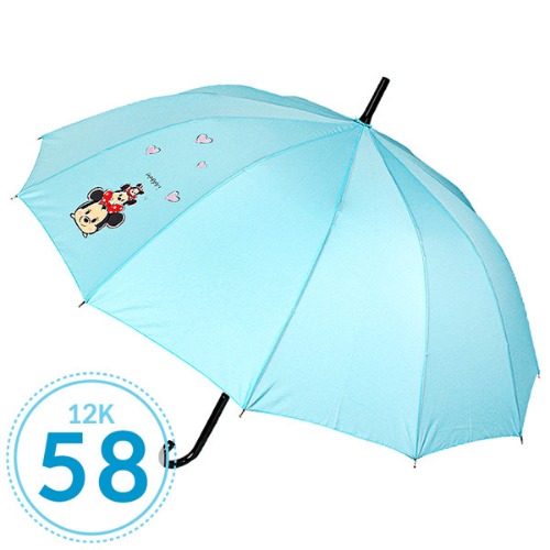 디즈니 썸썸 미키미니 장우산 (12K 58cm)(반자동)