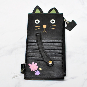 고양이 샤론 카드지갑 (블랙)