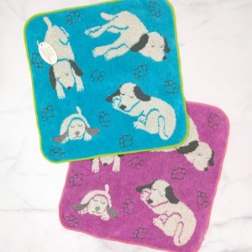 에토와르 핸드타올 손수건 (강아지 발자국)(2color)