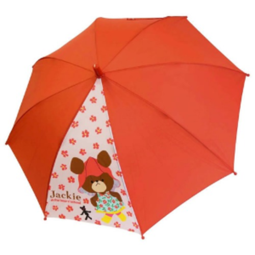 재키베어스쿨 자동 장우산 50cm (레드 플라워)