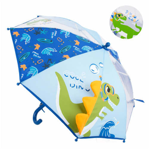 공룡 다이몬쥬 쿨 우산 40cm [세폭/수동] 어린이 아동