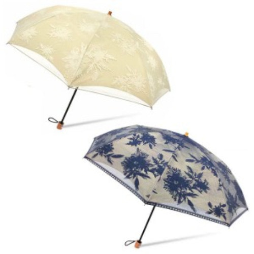 BRONZ 빈티지플라워 우양산 접이식 일본 수입 우산