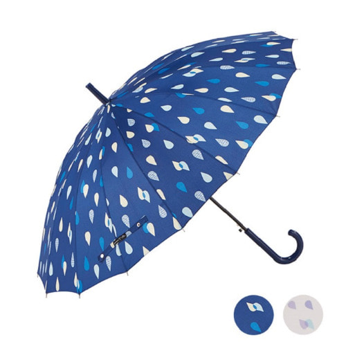 일본 수입 MIYAJIMA 16K 점프 장우산 55cm 빗방울