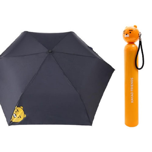 카카오프렌즈 하드 케이스 접이식 우산 라이언