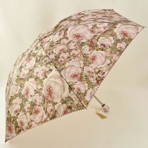 일본 수입 LA LUICE 르두테 장미 손잡이 접이 우산