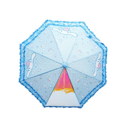 산리오 시나모롤 40 디저트 이중프릴 어린이 우산 연블루
