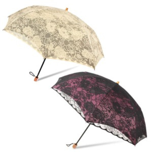BRONZ 로즈 우양산 접이식 2color 일본 수입 우산