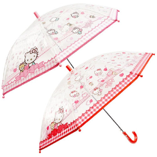 헬로키티 하트 리본 47 어린이 초등학생 우산