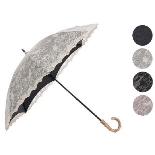에토와르 2중 레이스 캣 쇼트 양산 우산 일본 수입